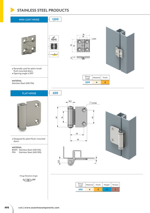 Essentra Components | e-Catalogue | Access Solutions - Sayfa 500-501